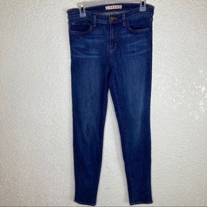 J Brand Skinny Leg Blue Bell 28 Jeans Dark Wash